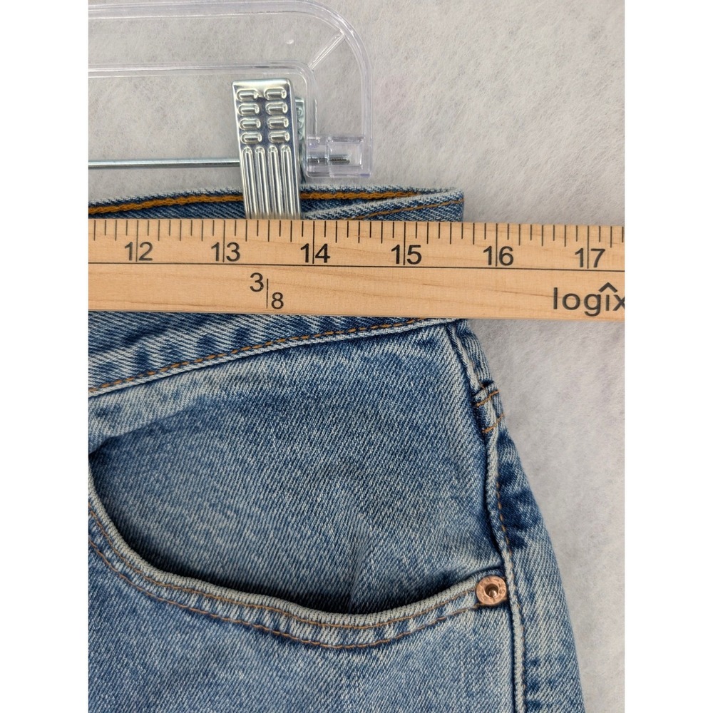 Vintage Levis 505 Jean Shorts Jorts Mens 34 (31" Waist) Blue Denim 90s Y2K - Picture 7 of 10